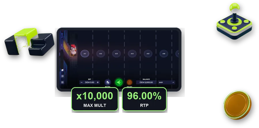 Uncrossable Rush on screen with the key figures of this section